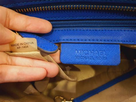 michael kors av 1407|Michael Kors bag serial number lookup.